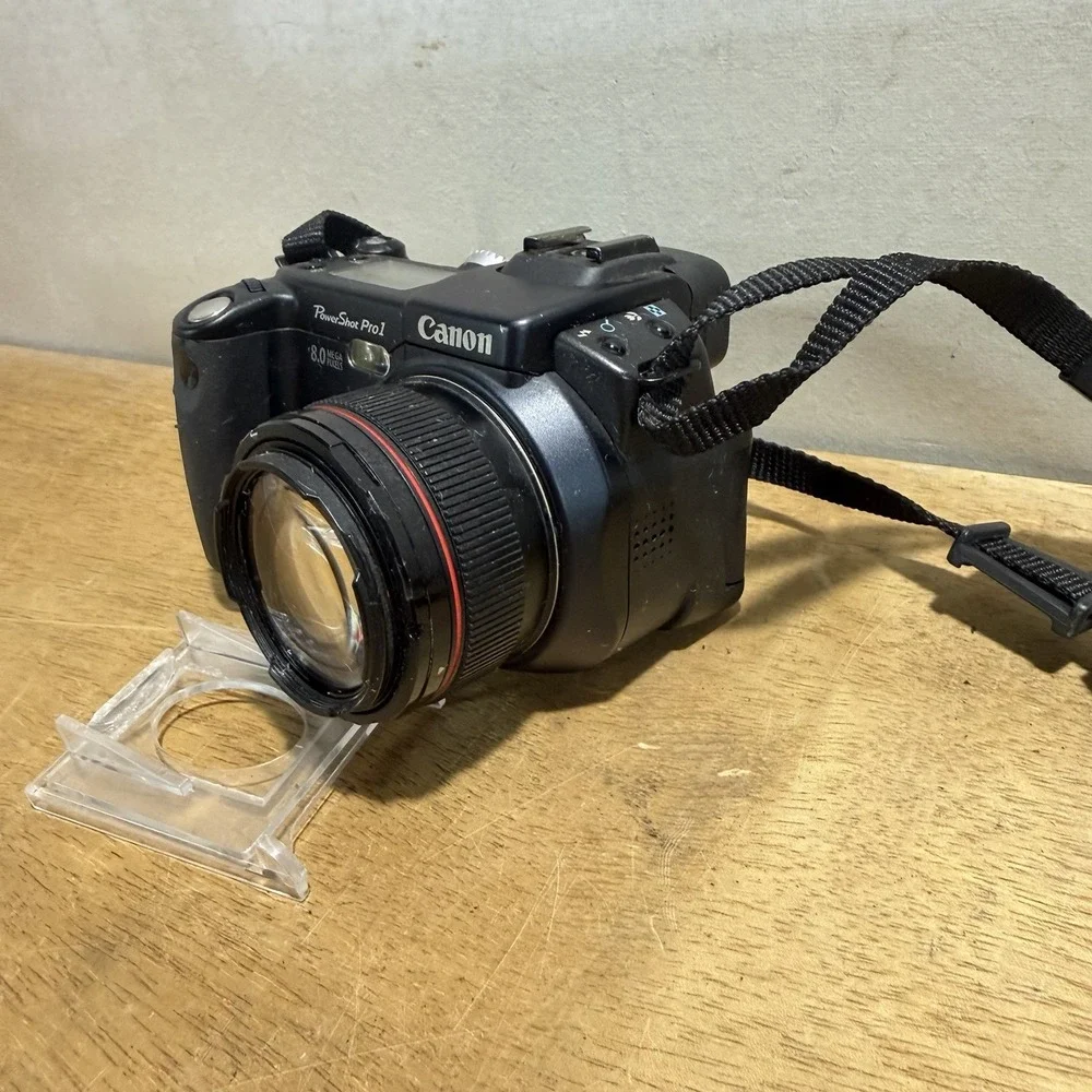 Canon PowerShot Pro1 Digital Camera 8.0MP Point Shoot 7x Zoom Tested Y2K 2000s